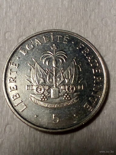 5 сантимов Гаити   1995 год