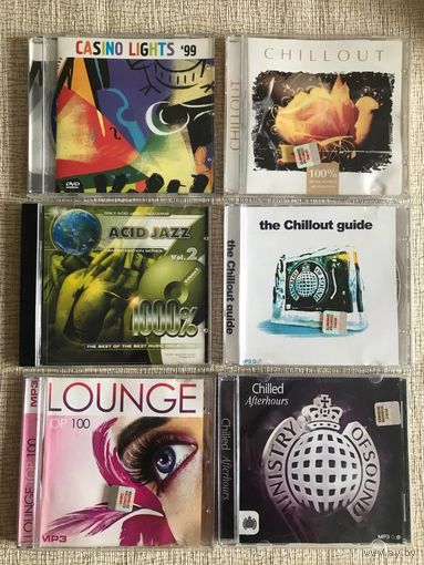 CD/DVD коллекция: Jazz, Chillout, Ministry of Sound (6 шт.) MP3 Collection