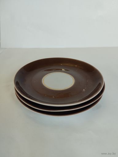 Блюдце (блюдечко), Рижский фарфоровый завод, клеймо 70-80 гг