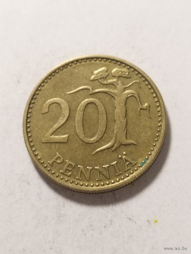 Финляндия 20 пенни 1976