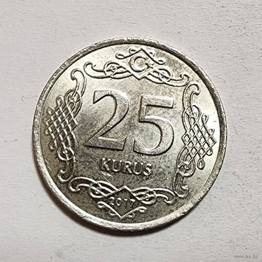 Турция 25 курушей, 2017