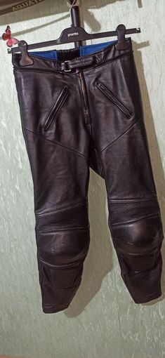 Мотоштаны кожанные