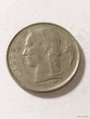 Бельгия 1 франк 1958