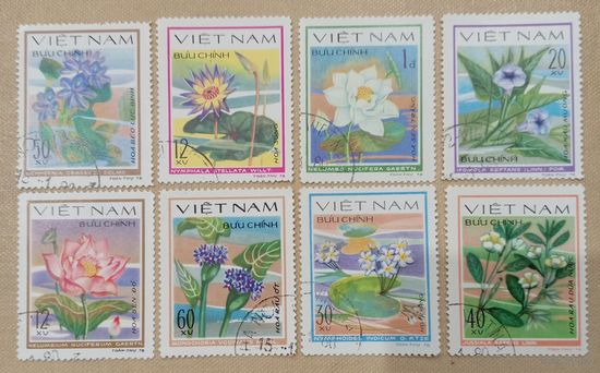 Вьетнам 1978. Водные растения. Полная серия
