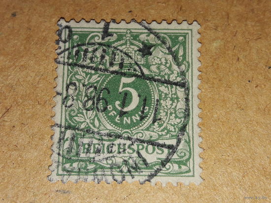 Германия Рейх 1889 Стандарт Цифра