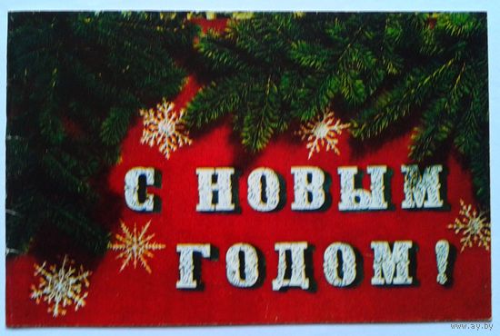 Раскин Б. Андреева Н. С Новым годом! 1972 г .Двойная ум.формата. Чистая.