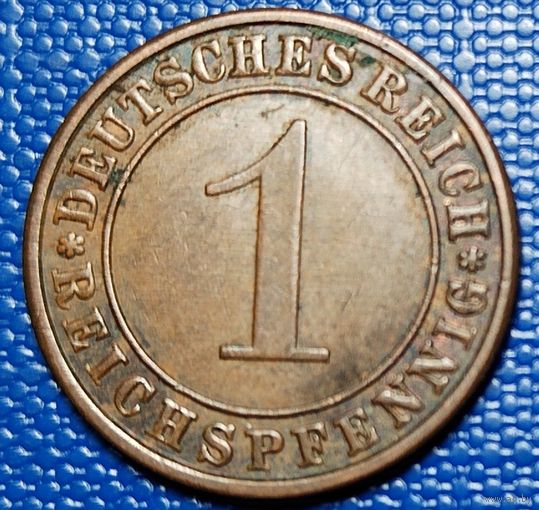 Германия 1 рейспфенниг 1932 г. А