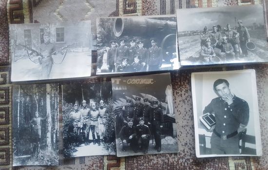 Фото воинов Советской Армии.