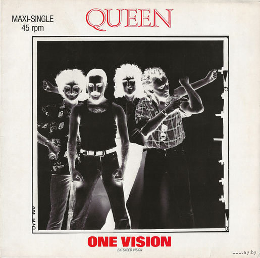 Queen - One Vision (Extended Vision) 1985, 12"Maxi-Single, 2 x Vinyl