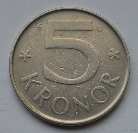 Швеция, 5 крон 1982 г.