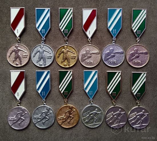 Значки СССР. Призёры.12штук.