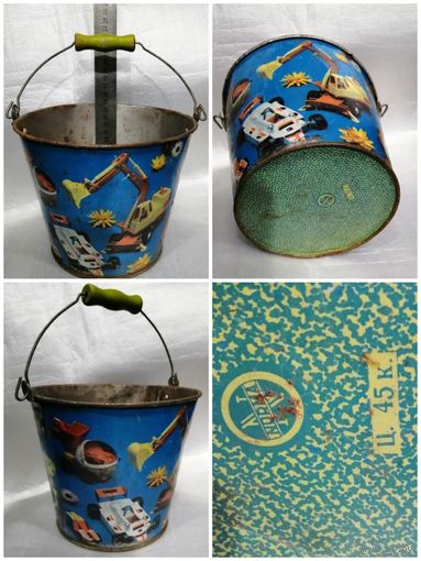 Детское ведёрко. Примерно начало 70-тых годов. СССР. 2.