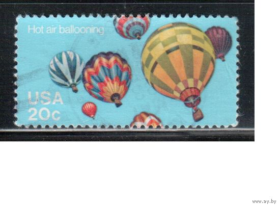 США-1983, (Мих.1619) , гаш. , Воздушные шары