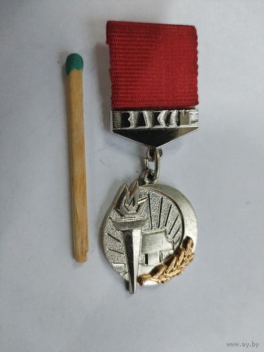 Знак ВЦСПС и ЦК ВЛКСМ. За активную работу по воспитанию детей и подростков. тяжёлый