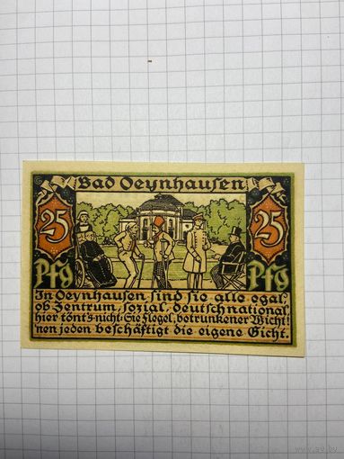 Нотгельд 25 пфеннигов Германия -3012