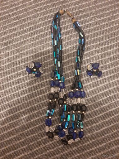 НАБОР Бусы+серьги