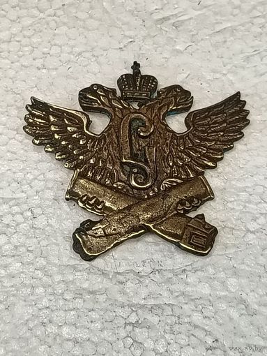 Царский полковой знак - 3-го Владивостокского крепостного Арт. полка реплика