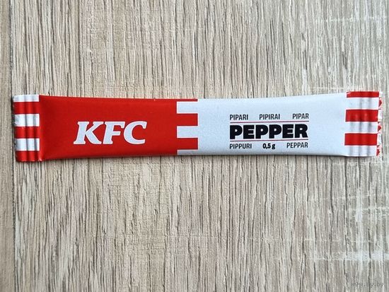 Перец в пакетике KFC