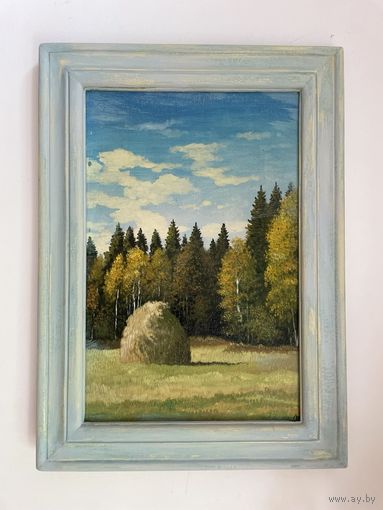 Картина "Конец лета", масло, холст, Леонид Варваров