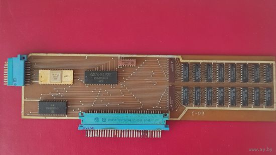 Плата ПЭВМ Нейрон времён СССР 80-е гг