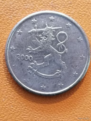 Финляндия 5 евроцентов, 2000 год, KM# 99