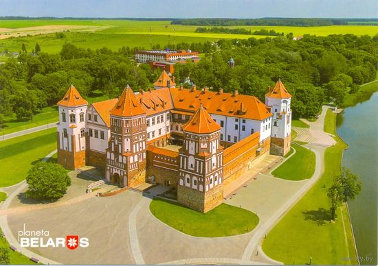 Планета Беларусь, Мирский замок, тип 3, 2019, тираж 1000 экз.