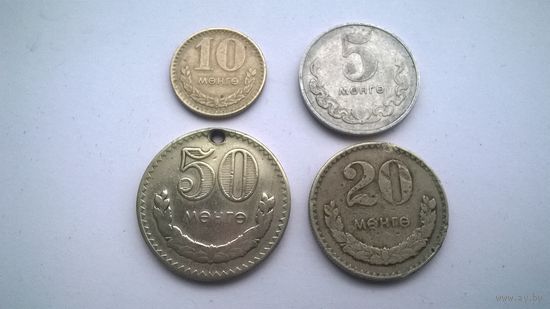 Монголия набор монет