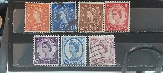 РАСПРОДАЖА. ВЕЛИКОБРИТАНИЯ 1952-60г. Гаш.