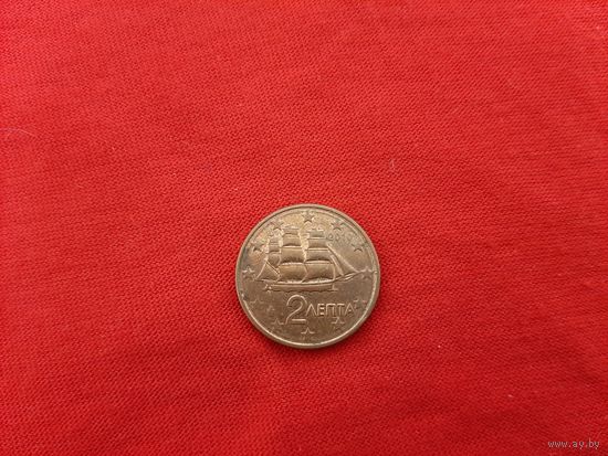 2 евроцента 2010 год Греция