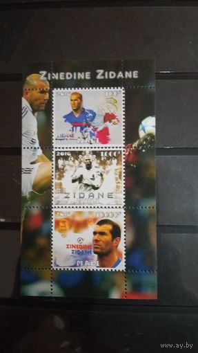 Блок футбол спорт чемпионаты мира   MNH