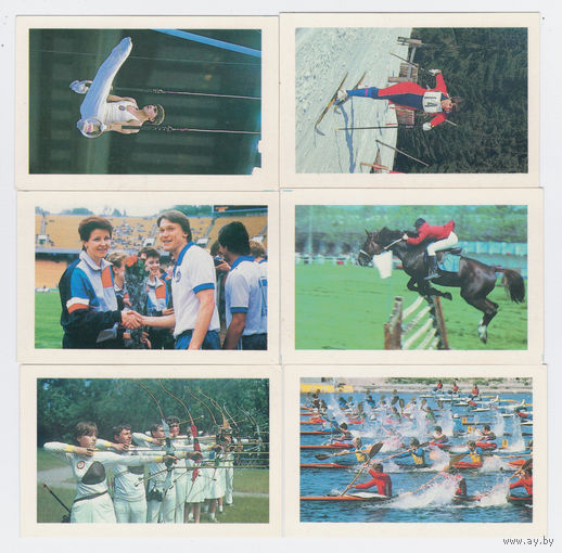 Календарь СПОРТ (месячные календари, полная серия) 1989