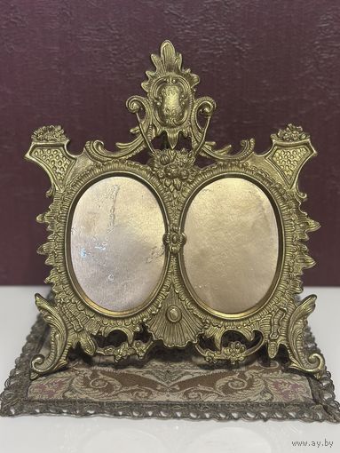 Старинная латунная рамка, Европа, много лотов с рубля