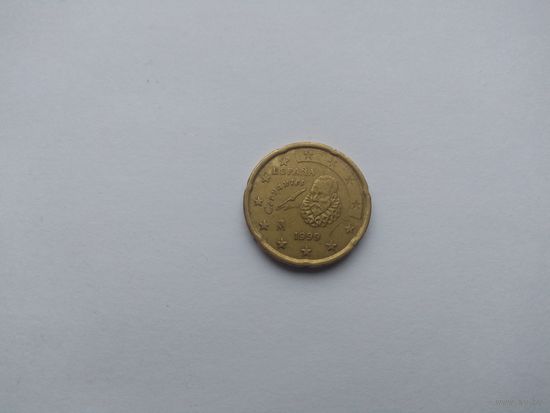 20 центов 1999 года. Испания