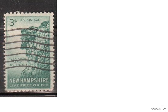 США-1955, (Мих.689), гаш. , Монумент "Старик в горах", (одиночка),