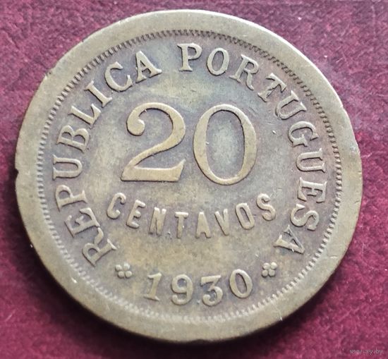 Кабо-Верде 20 сентаво, 1930