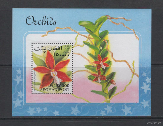 Афганистан /AFGHAN 1999 Флора Цветы Орхидеи Блок