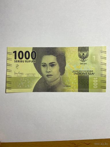 Индонезии 1000 рупий 2016 год UNC-0812