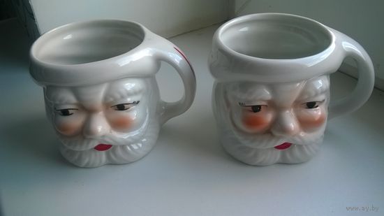 Новогодняя распродажа Пара кружек  САНТАКЛАУС Германия