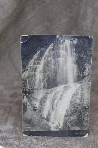 Почтовая карточка "Водопад" 40-50 е гг