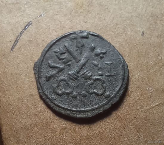 1 Пфенниг 1571 (Вольный город Рига) Каталог  Haljak 976 3R !! Extremely rare!
