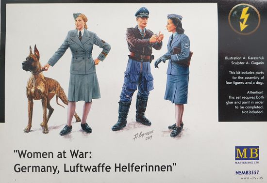 Master Box #3557 1\35 Women at War Germany WWII