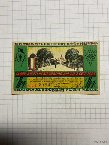 Нотгельд 1 марка -2712