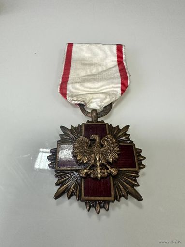 Редкий Нагрудный знак медаль Польша. Много Лотов с рубля