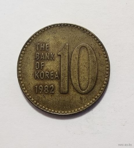 Южная Корея 10 вон, 1982