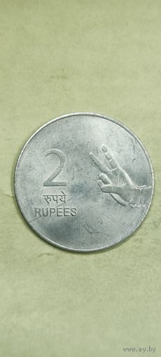 Индия 2 рупе 2010