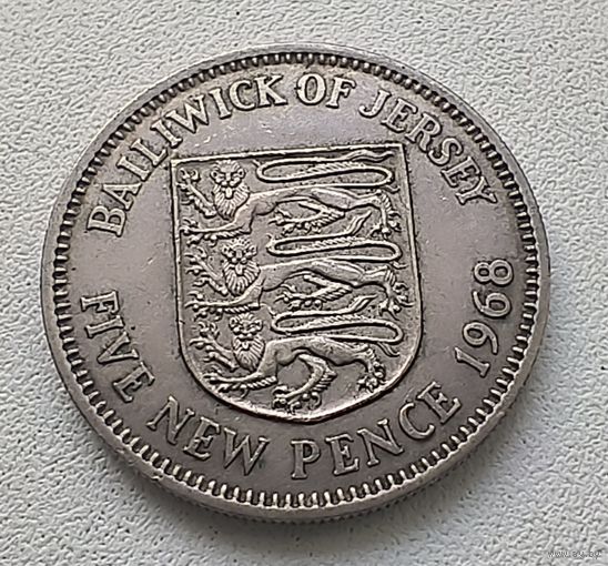Джерси 5 Пенсов, 1968 6-12-24