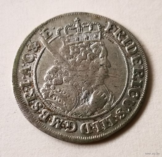 ОРТ. 18 грошей 1699 г. Пруссия.   Фриидрих III