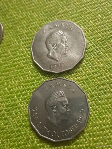 Замбия 50 нгве, 1969 г ( ФАО малый тираж)