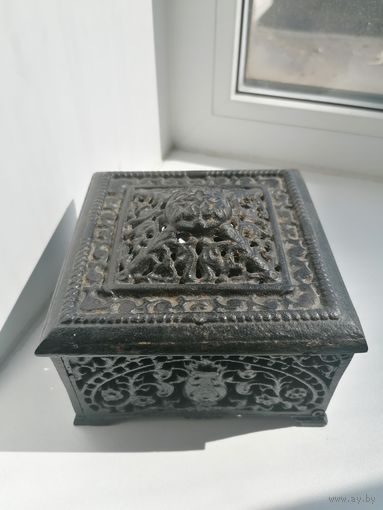 Шкатулка, чугун, Куса 1985г