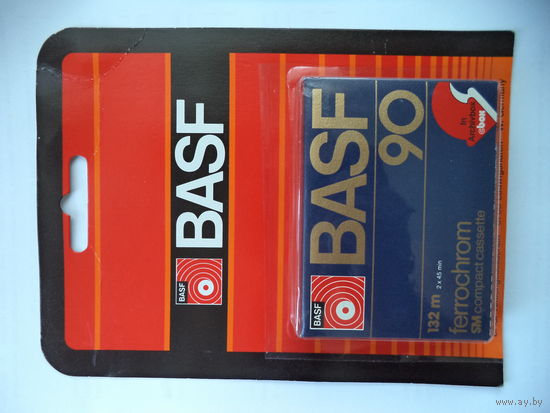 Аудиокассета basf ferrochrom FeCr 90 (Type – III, модель 1976 года). Новая в блистере. РЕДКАЯ.